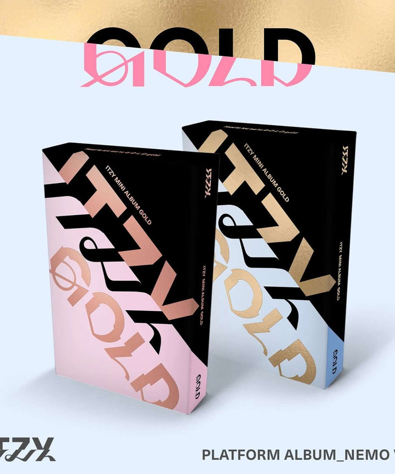 ITZY - [GOLD] (PLATFORM_NEMO VER.) (Random 1 of 2) - Kpop Al | Kool Seoul - Buy Kpop Albums Online