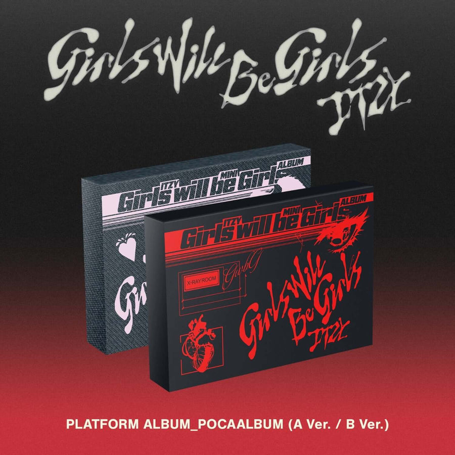 Itzy - [Girls Will Be Girls] Platform Album (Pocaalbum A / B Ver.) (Random) - Kpop Album