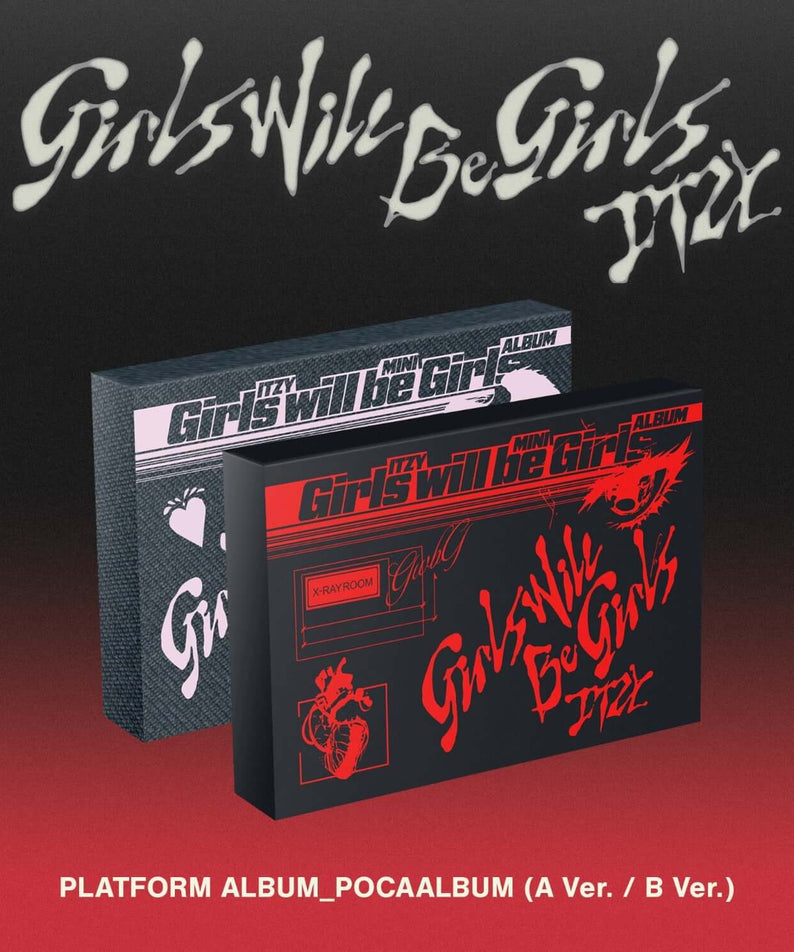 ITZY - [Girls Will Be Girls] PLATFORM ALBUM (POCAALBUM A / B | Kool Seoul - Buy Kpop Albums Online
