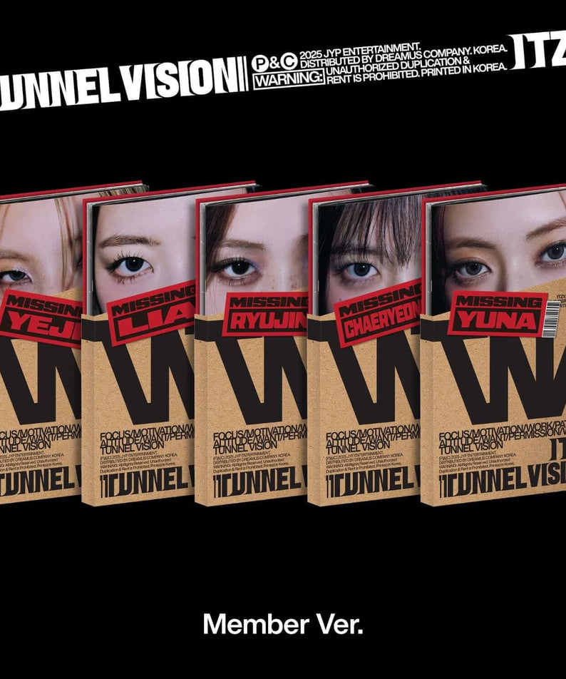 ITZY - [TUNNEL VISION] (Member Ver.) (Random 1 of 5) - Kpop  | Kool Seoul - Buy Kpop Albums Online