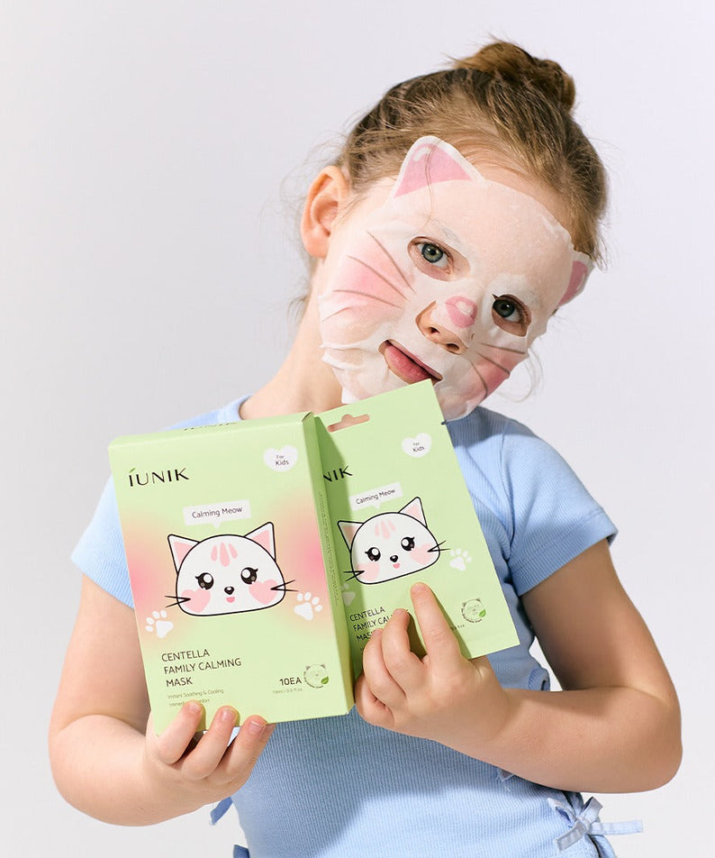 Iunik Centella Family Calming Mask For Kids (10 Sheets)