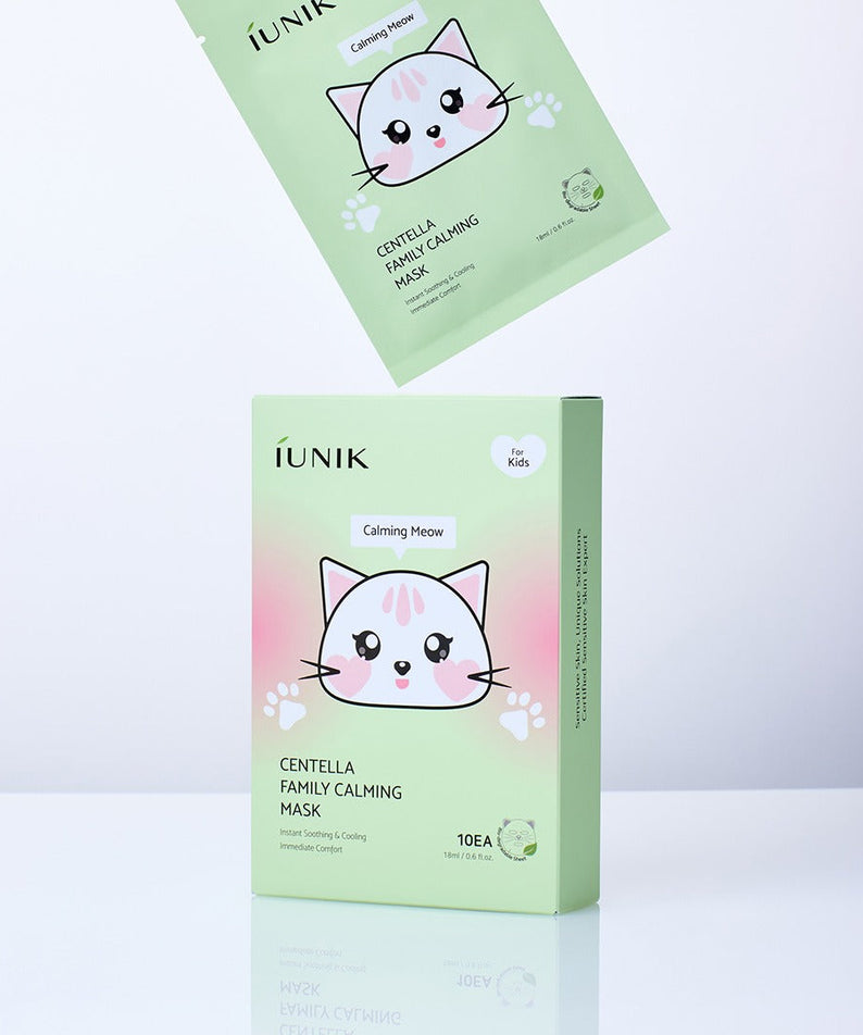 Iunik Centella Family Calming Mask For Kids (10 Sheets)