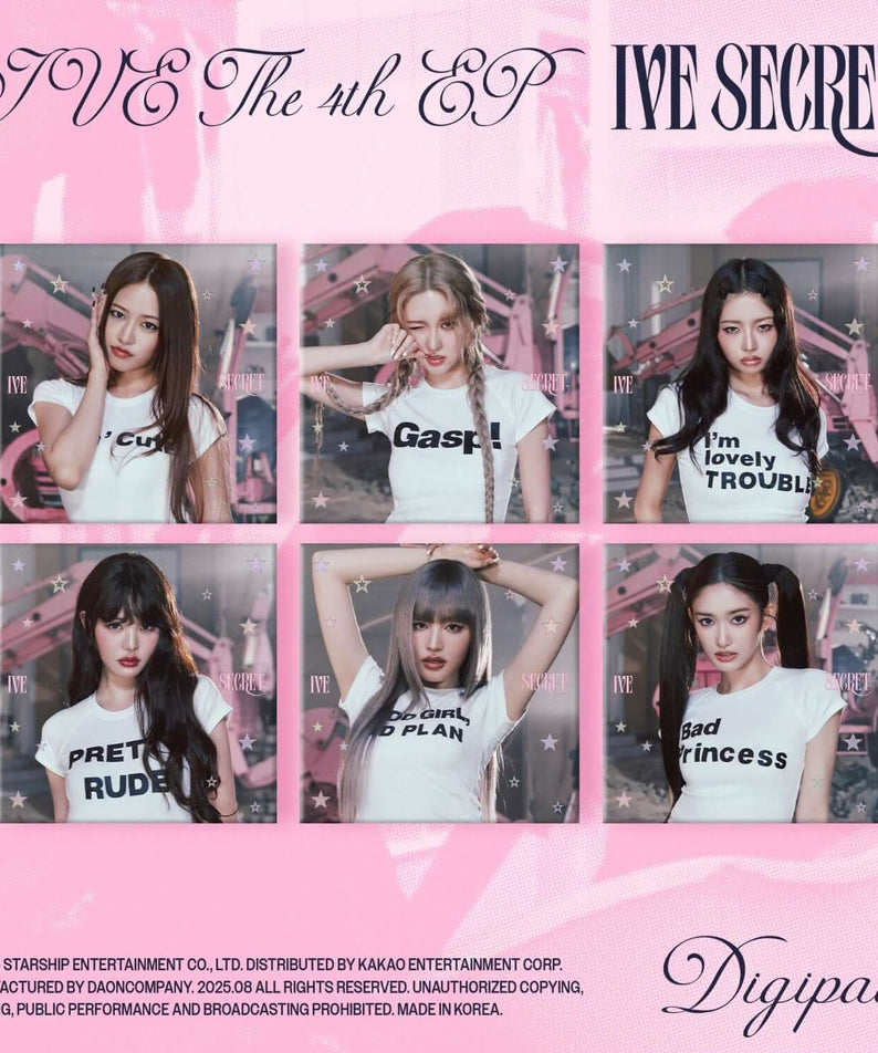 IVE - IVE THE 4th EP [IVE SECRET] (Digipack Ver.) (Random 1  | Kool Seoul - Buy Kpop Albums Online