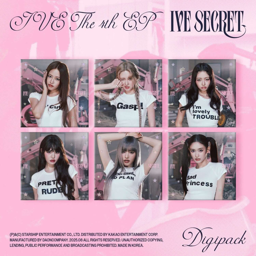 Ive - Ive The 4th Ep [Ive Secret] (Digipack Ver.) (Random 1 Of 6) - Kpop Album