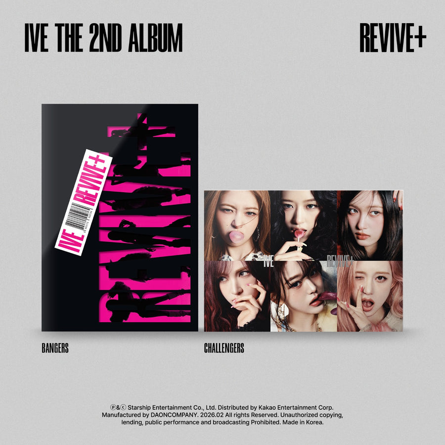Ive - The 2nd Album [Revive+] (Bangers Ver. / Challengers Ver.) (Random 1 Of 2) - Kpop Album