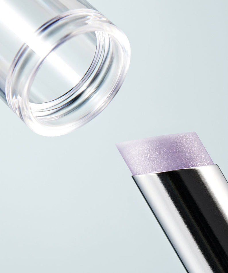 IVI MAD PEACH Milky Way Highlighter Stick with shimmering lavender tip and sleek silver casing