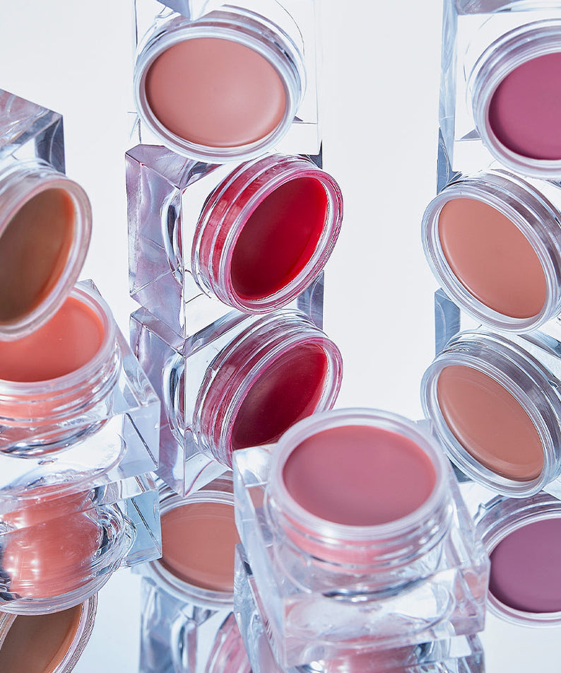 IVI MAD PEACH Mood Mix Cream Blusher in a variety of shades, showcasing its vibrant and versatile colors for makeup enthusiasts.