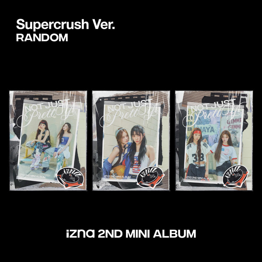 Izna - 2nd Mini Album [Not Just Pretty] Posterbook Ver. (Supercrush Ver.) (Random 1 Of 3) - Kpop Album
