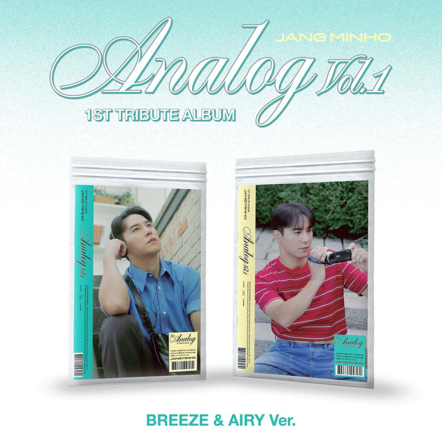 Jang Min Ho - 1st Tribute Album [Analog Vol.1] (Poca) (Airy Ver. / Breeze Ver.) (Random 1 Of 2) - Kpop Album