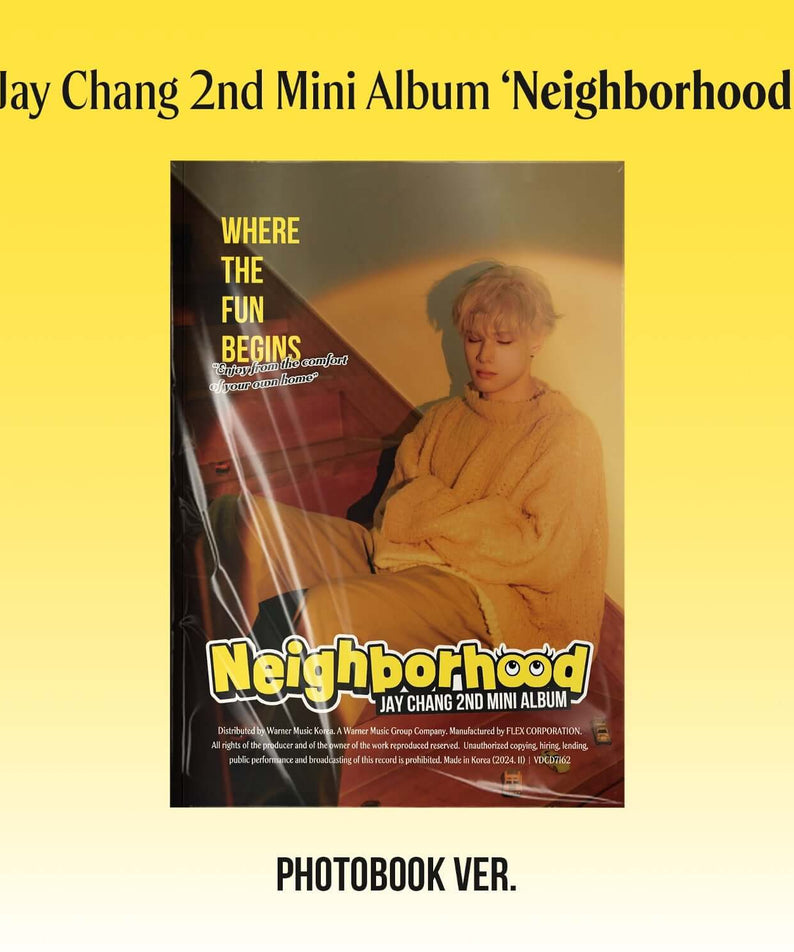JAY CHANG - 2nd Mini Album [Neighborhood] (Photobook Ver.) - | Kool Seoul - Buy Kpop Albums Online