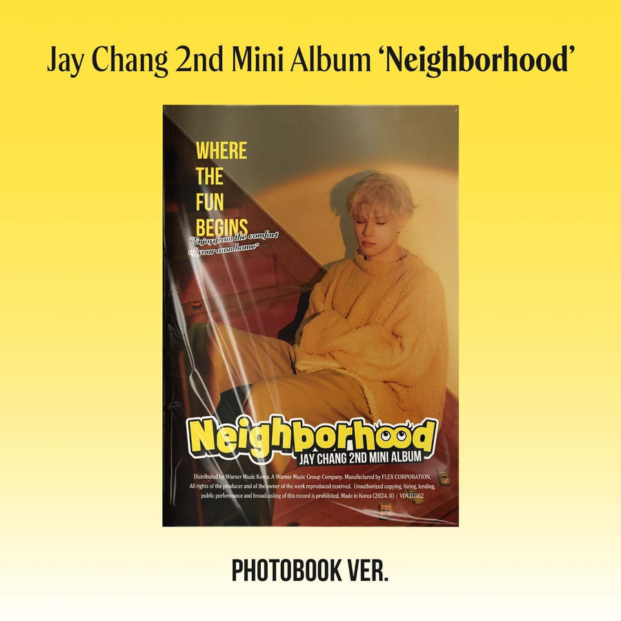 Jay Chang - 2nd Mini Album [Neighborhood] (Photobook Ver.) - Kpop Album