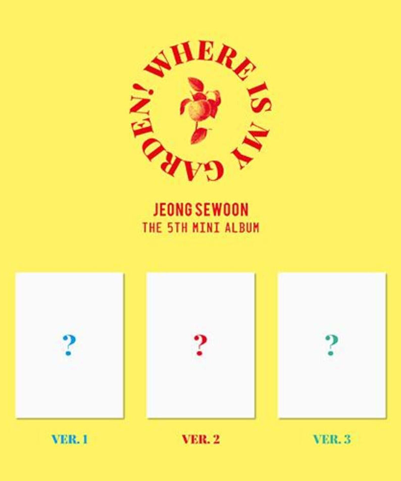 JEONG SEWOON - THE 5TH MINI ALBUM [Where is my Garden!] (3 R | Kool Seoul - Buy Kpop Albums Online