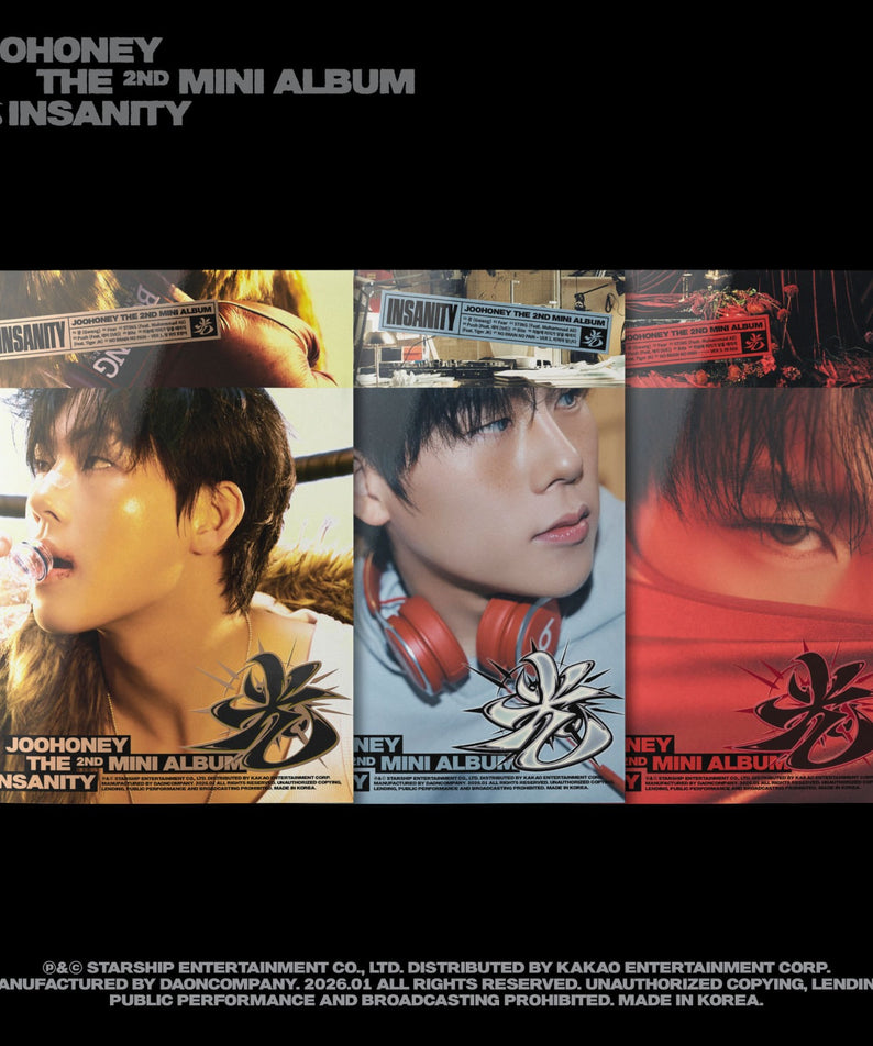 JOOHEON - THE 2ND MINI ALBUM 光 (INSANITY) ( VER. / VER. / IN | Kool Seoul - Buy Kpop Albums Online