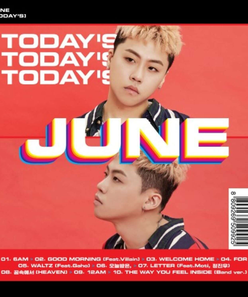JUNE - 1st Album [TODAY'S] - Kpop Album | Kool Seoul - Buy Kpop Albums Online