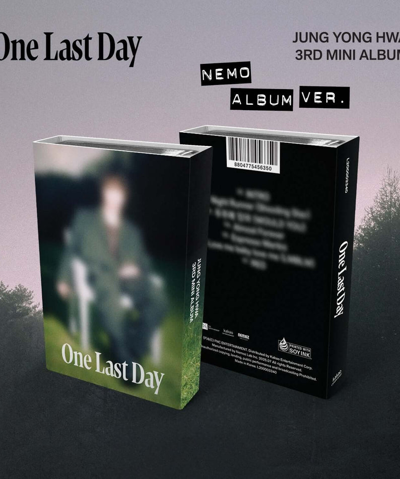JUNG YONGHWA - 3rd Mini Album [One Last Day] (NEMO ALBUM) *  | Kool Seoul - Buy Kpop Albums Online