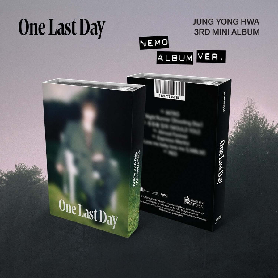 Jung Yonghwa - 3rd Mini Album [One Last Day] (Nemo Album) * Limited Edition - Kpop Album