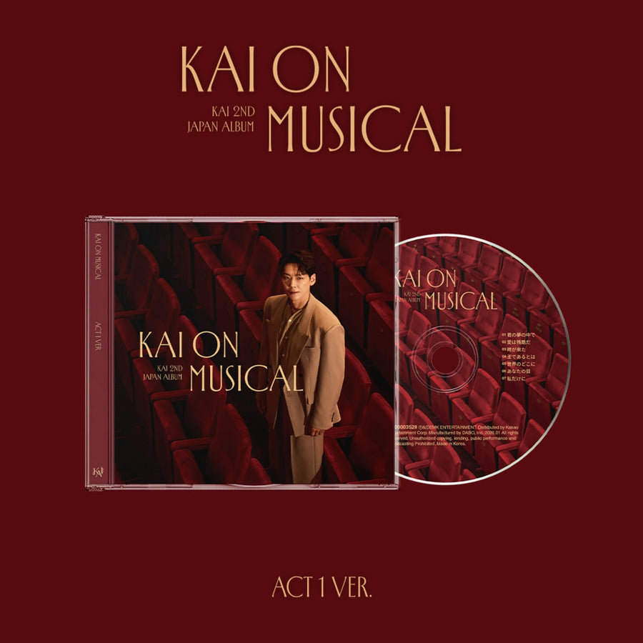 Kai - 2nd Album[Kai On Musical] (Act 1 Ver.) (Cd) - Kpop Album