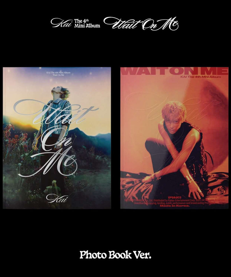 KAI - 4th Album [Wait On Me] (Photo Book Ver.) (Set of 2) -  | Kool Seoul - Buy Kpop Albums Online