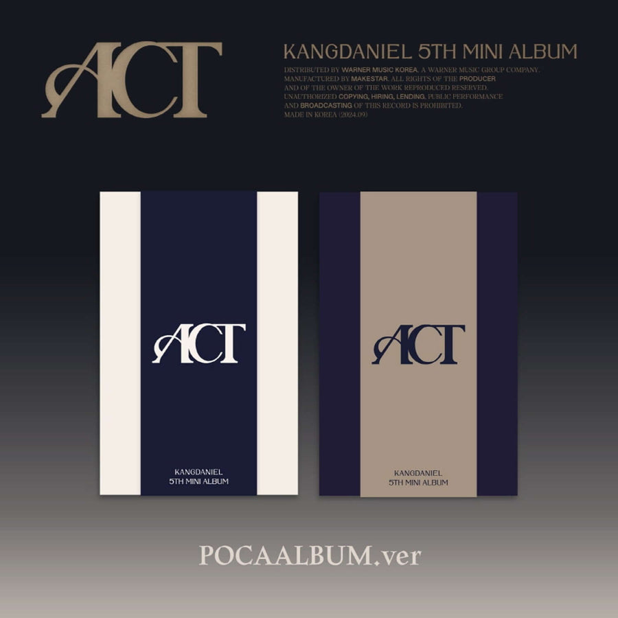 Kangdaniel - 5 [Act] (A Ver., B Ver.) Poca Album (Set Of 2) - Kpop Album
