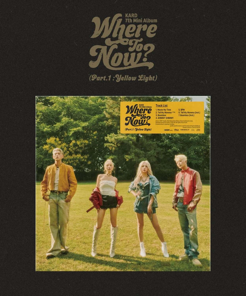 KARD - 7th Mini Album 'Where To Now? (Part.1 : Yellow Light) | Kool Seoul - Buy Kpop Albums Online
