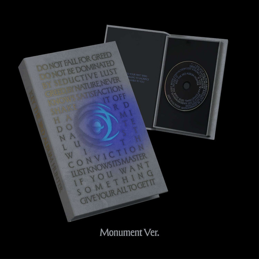 Key - 3rd Album [Hunter] (Monument Ver.) - Kpop Album