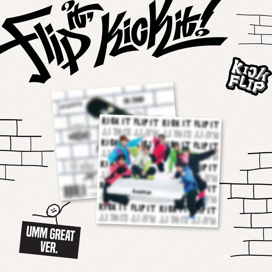 Kickflip - 1st Mini Album [Flip It, Kick It!] (Umm Great Ver.) - Kpop Album