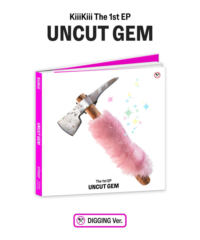 KIIIKIII - The 1st EP [UNCUT GEM] (DIGGING ver.) - Kpop Albu | Kool Seoul - Buy Kpop Albums Online