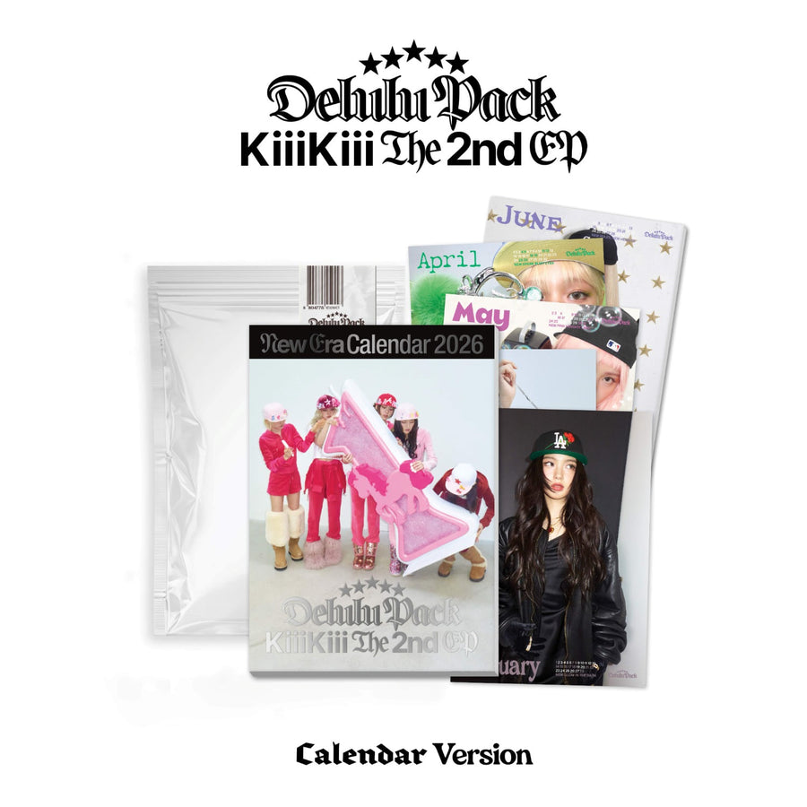 Kiiikiii - The 2nd Ep [Delulu Pack] (Calendar. Version) - Kpop Album