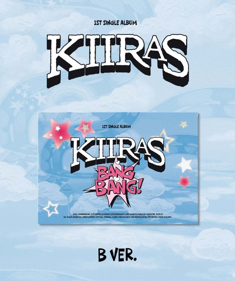 KIIRAS - 1st Album [BANG BANG!] (B Ver.) (POCA) - Kpop Album | Kool Seoul - Buy Kpop Albums Online