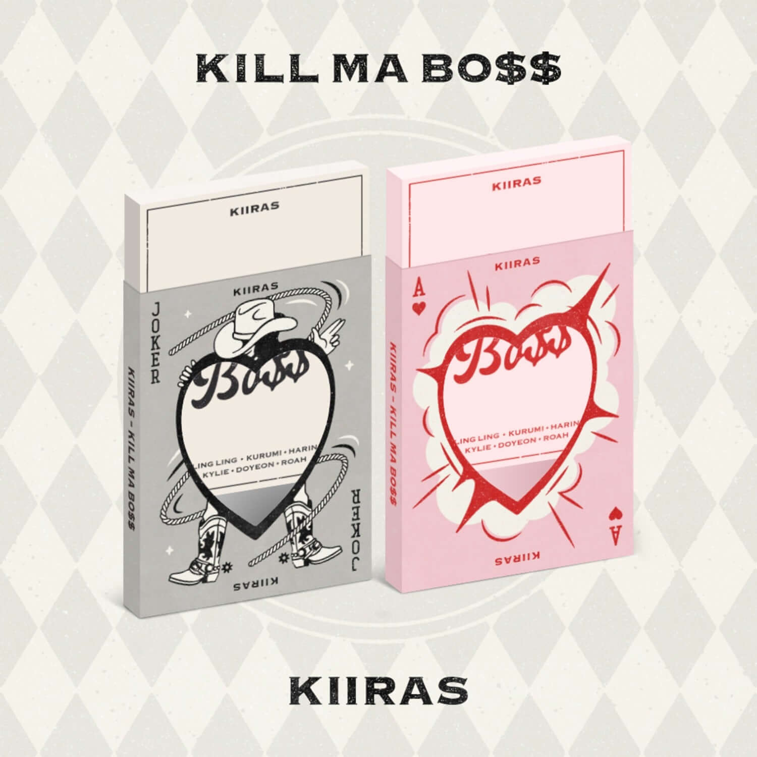 KIIRAS - 1st Album [KILL MA BO$$] (Set of 2) - Kpop Album | Kool Seoul - Buy Kpop Albums Online