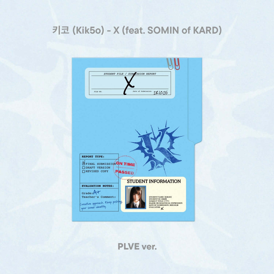 Kik5o - (Kik5o)- X (Feat. Somin Of Kard) (Plve) - Kpop Album
