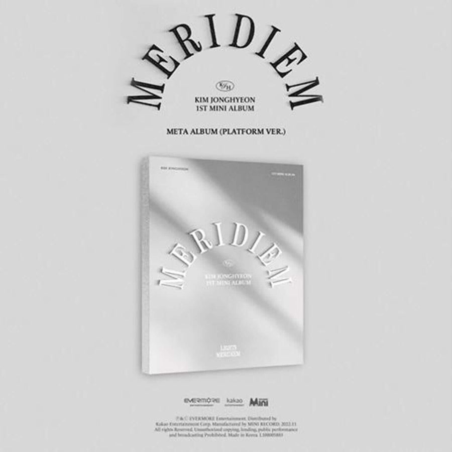 Kim Jonghyeon - 1st Album [Meridiem] (Meta) - Kpop Album