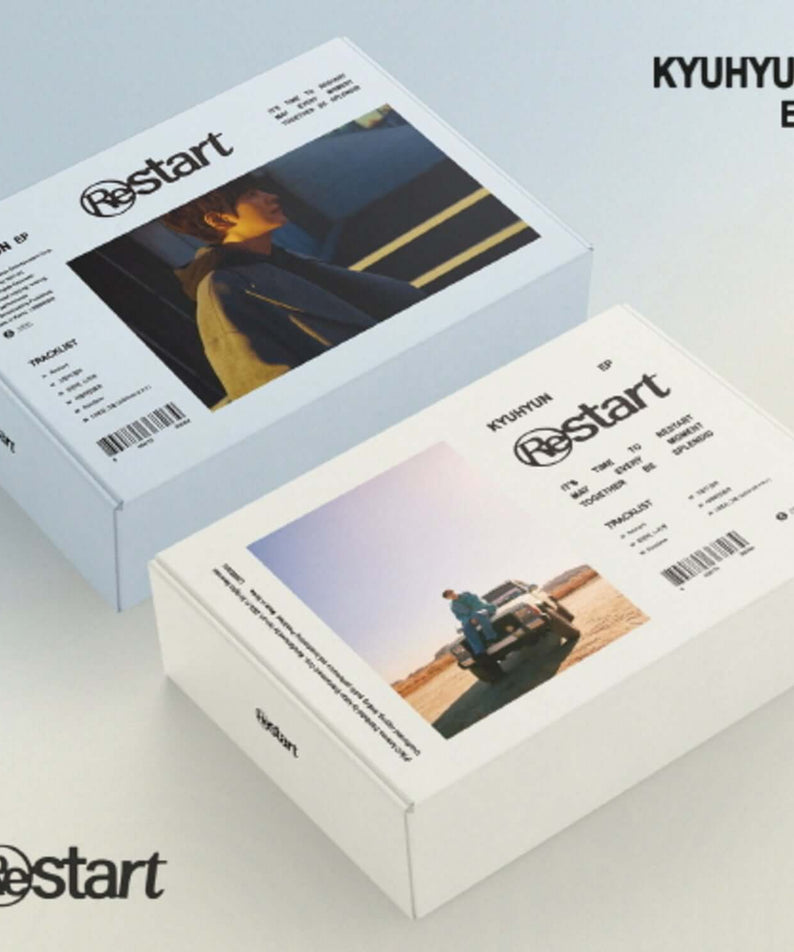 KYUHYUN - EP [Restart] (Set of 2) - Kpop Album | Kool Seoul - Buy Kpop Albums Online