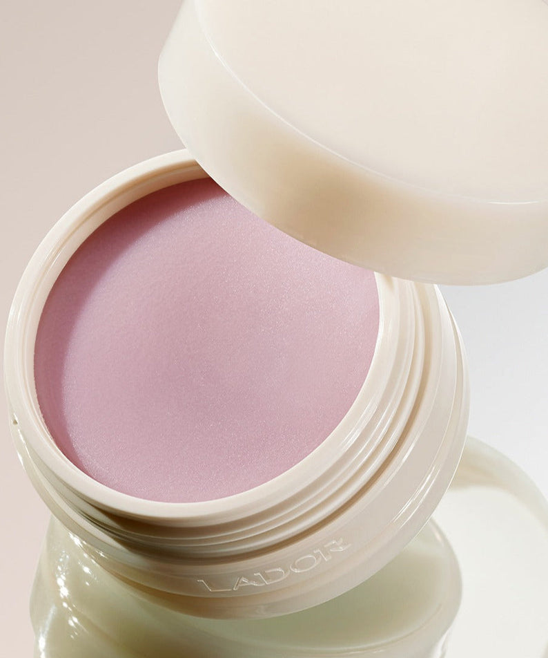 LADOR Body Multi Balm 30g in open container showing pink balm surface.