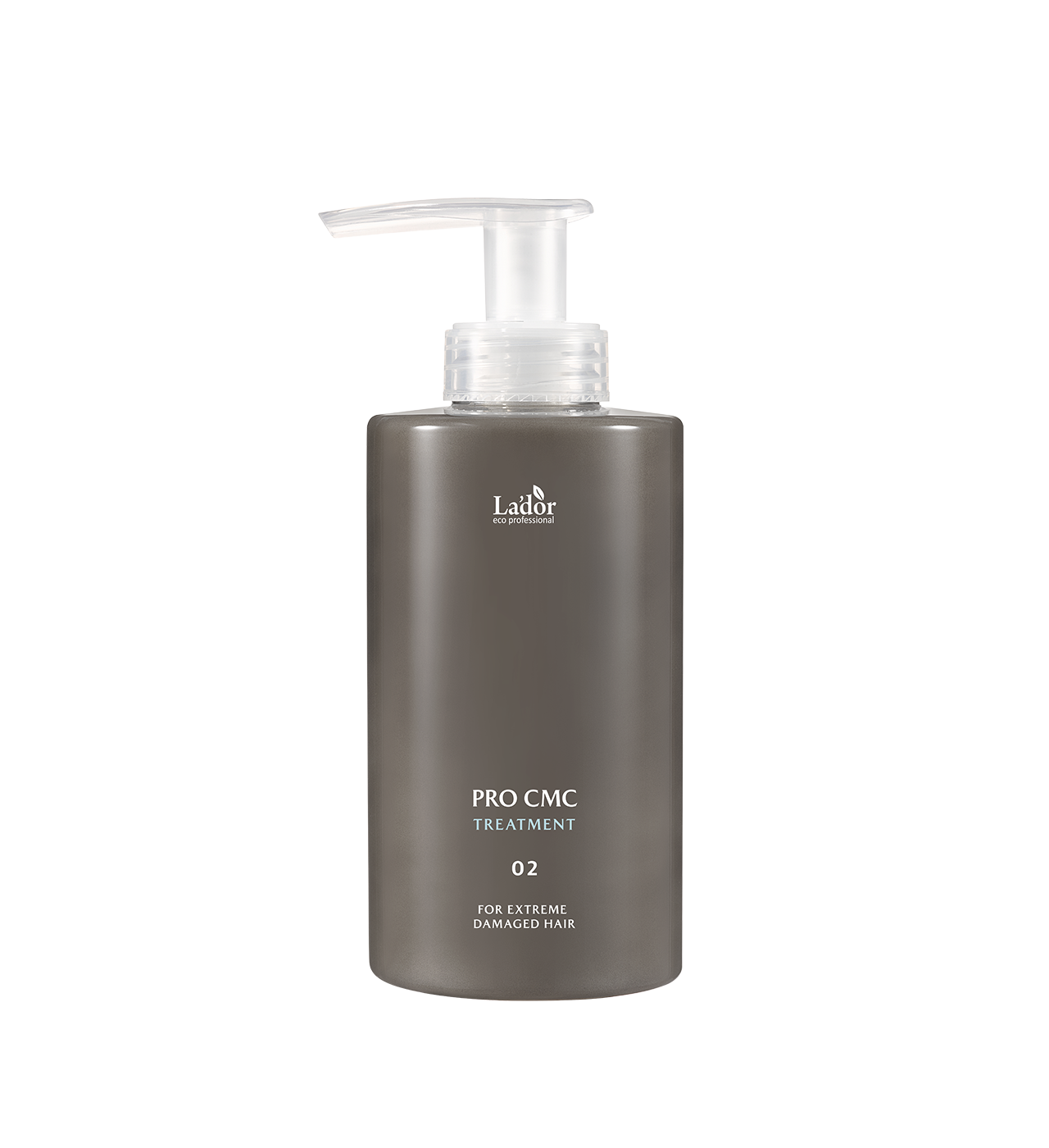 LADOR Pro CMC Treatment 380ml bottle for extreme damaged hair care with pump dispenser.