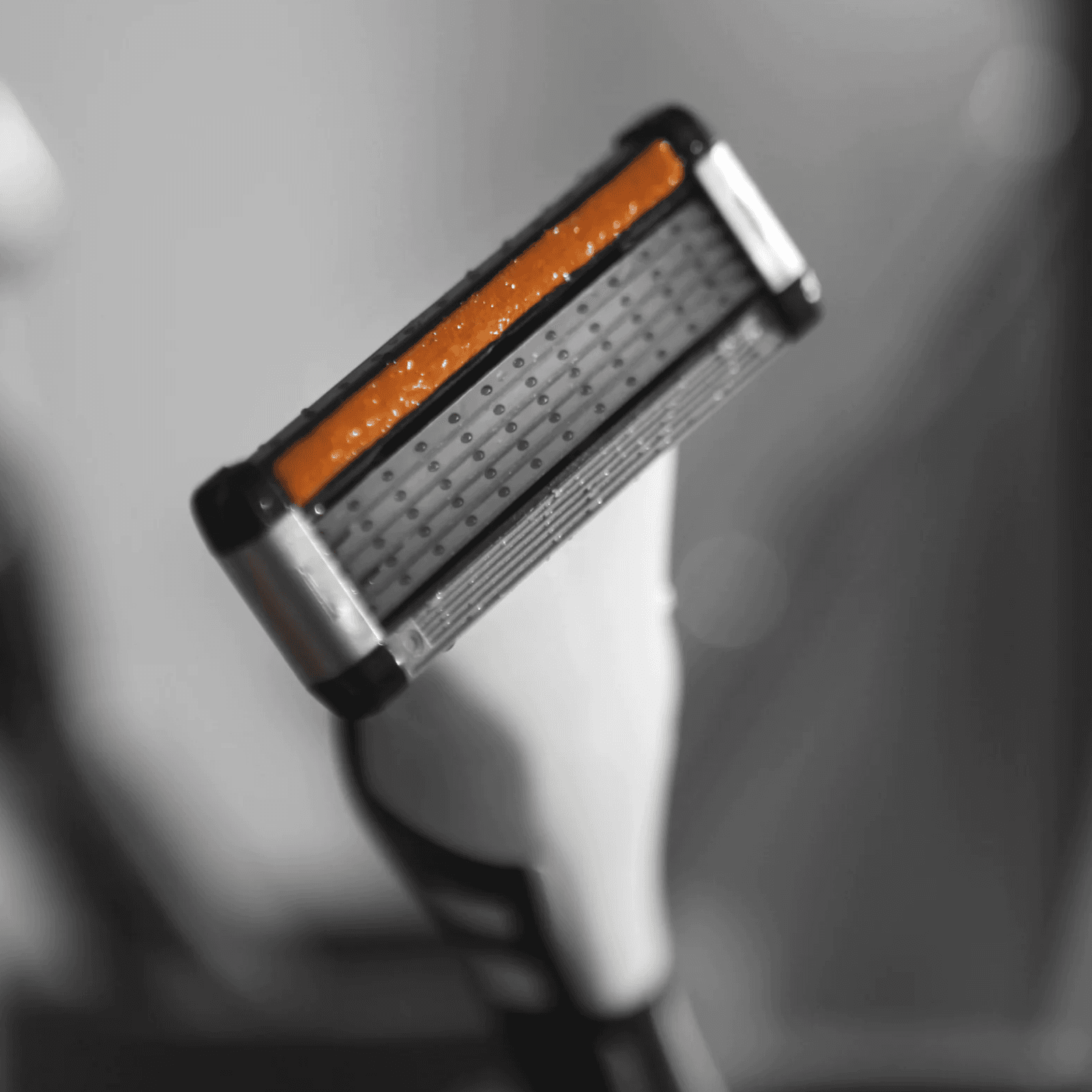 LAZY SOCIETY Shaving Set 24 Packs razor close-up with moisturizing strip, Gentleman Korea men’s skincare shaving accessory