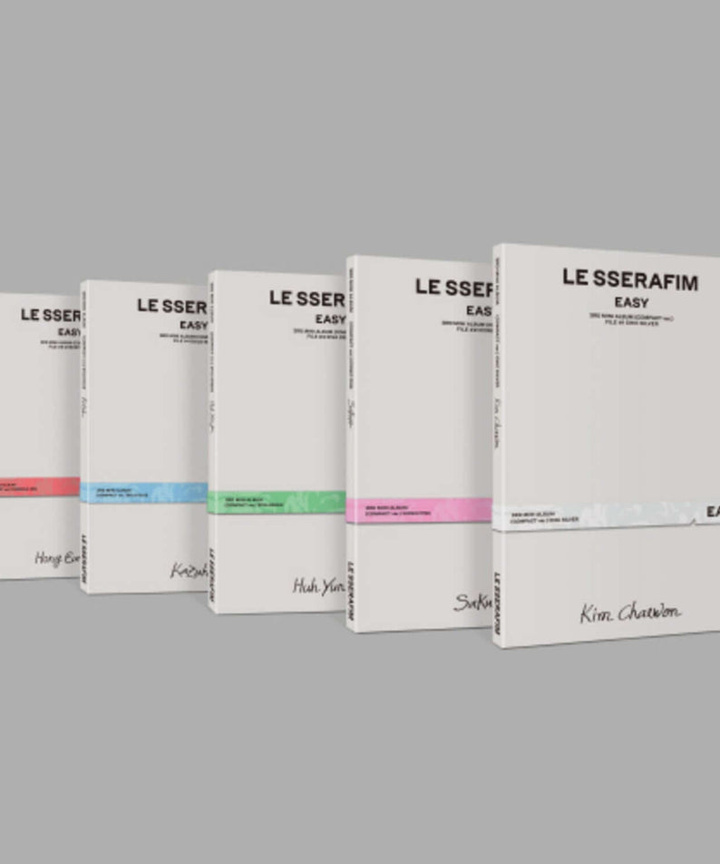 LE SSERAFIM - 3rd Album [EASY] (COMPACT ver.) (Set of 5) - K | Kool Seoul - Buy Kpop Albums Online