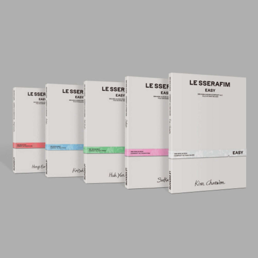 Le Sserafim - 3rd Album [Easy] (Compact Ver.) (Set Of 5) - Kpop Album