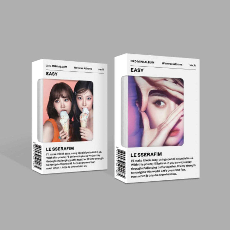 Le Sserafim - 3rd Album [Easy] (Weverse Albums Ver.) (Random 1 Of 2) - Kpop Album