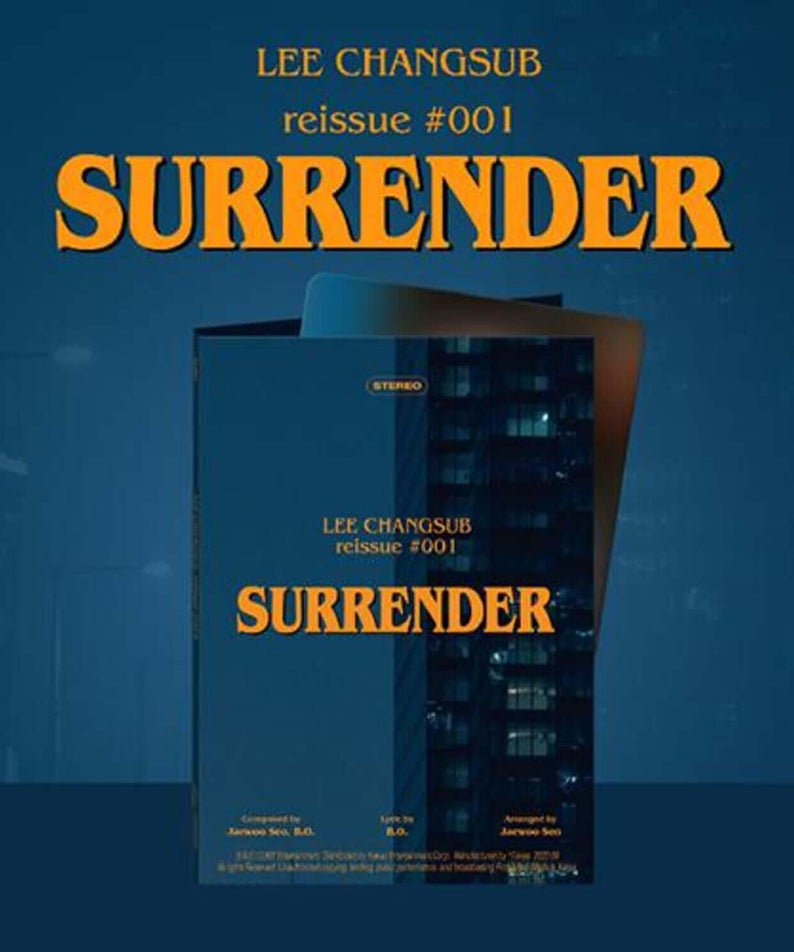 LEE CHANGSUB - reissue #001 [SURRENDER] (Platform Ver.) - Kp | Kool Seoul - Buy Kpop Albums Online