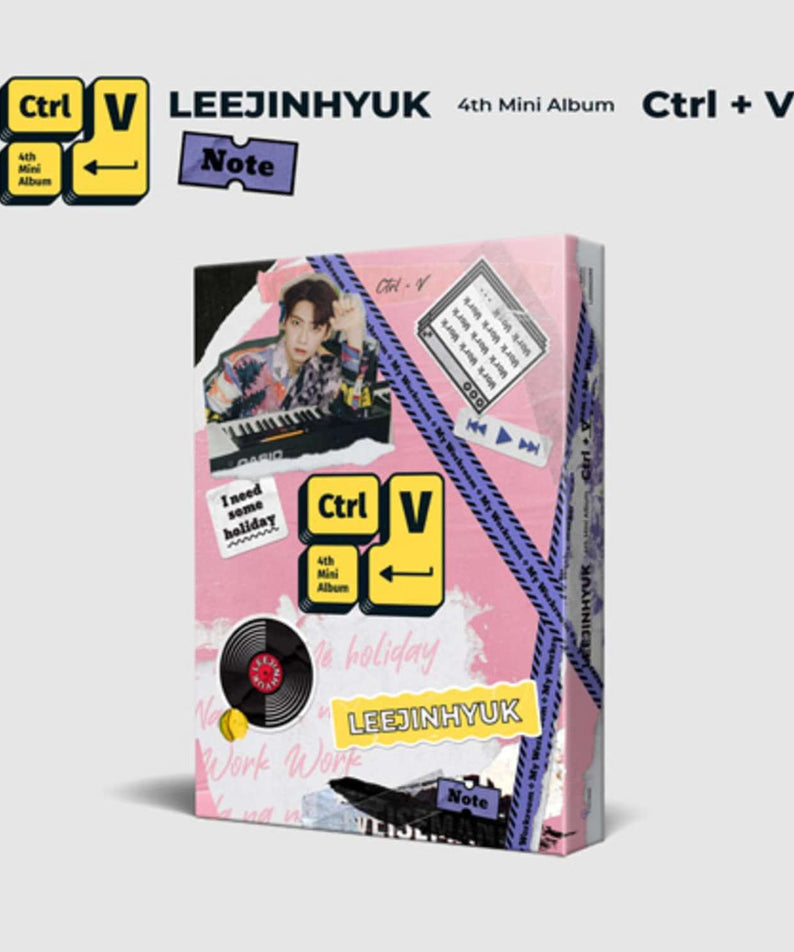 LEE JINHYUK - 4th Mini Album [Ctrl+V] (Note ver.) - Kpop Alb | Kool Seoul - Buy Kpop Albums Online
