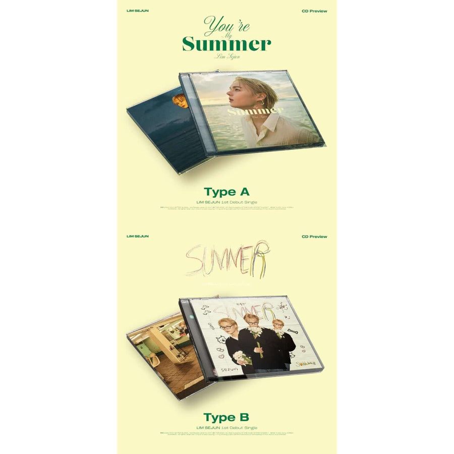 Lim Sejun - 1st Debut Single [You're My Summer] (Random 1 Of 2) - Kpop Album
