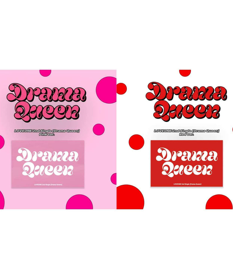 LOVEONE - LOVEONE 2nd Single [Drama Queen] (Pink/Red ver. (R | Kool Seoul - Buy Kpop Albums Online