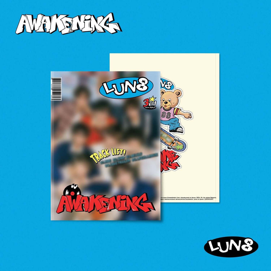 Lun8 - 3rd Mini Album [Awakening] (Nerd Ver.) - Kpop Album