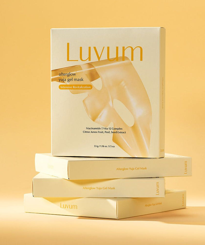Luvum Afterglow Yuzu Gel Mask 5 Sheets