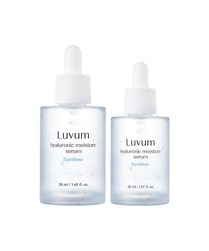Luvum Bamboo Hyaluronic Acid Moisture Serum Set 50ml/30ml