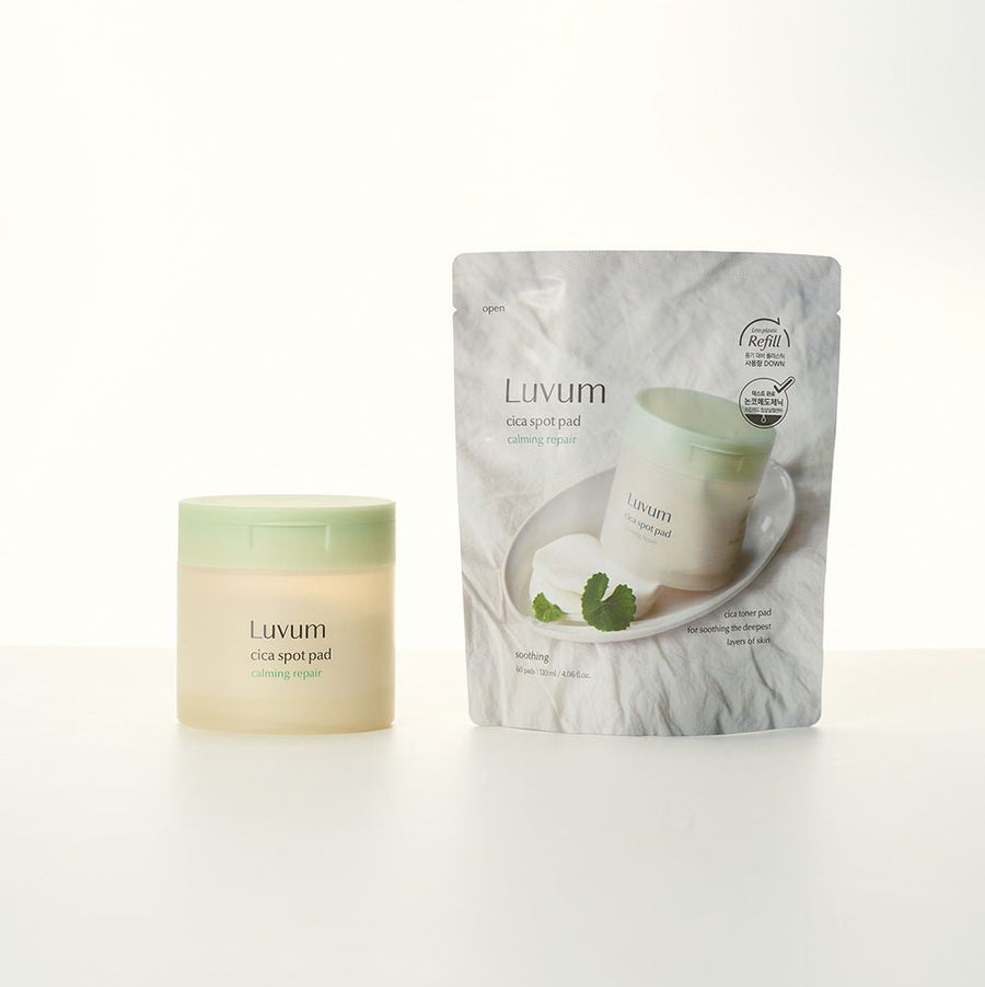 Luvum Calming Repair Cica Spot 60 Pads + Refill Set
