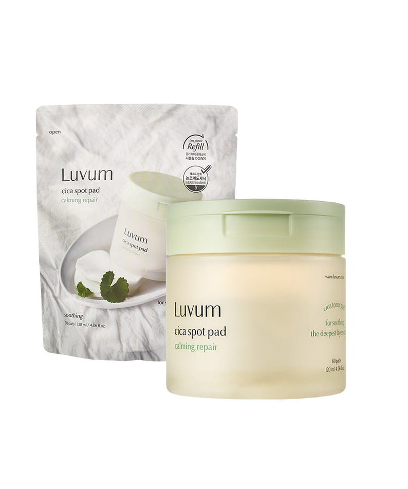 Luvum Calming Repair Cica Spot 60 Pads + Refill Set