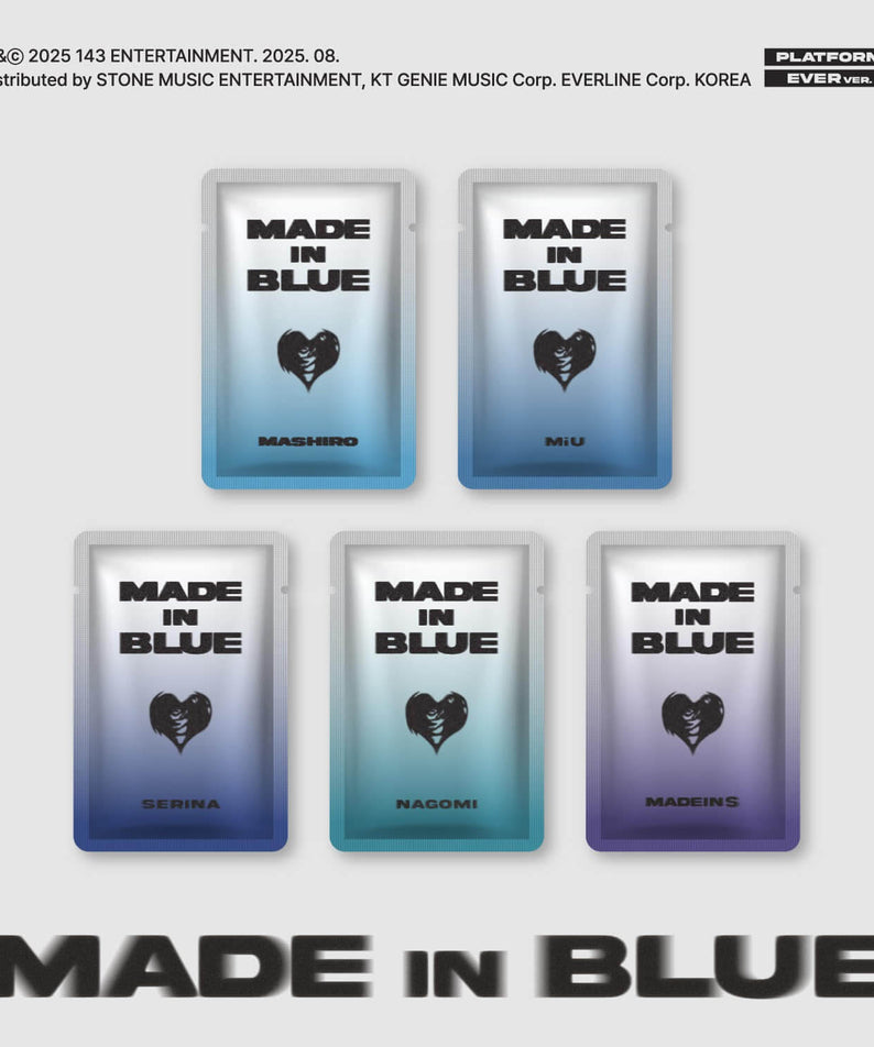 MADEIN S - [MADE in BLUE] (MASHIRO.ver/MiU.ver/SERINA.ver/NA | Kool Seoul - Buy Kpop Albums Online
