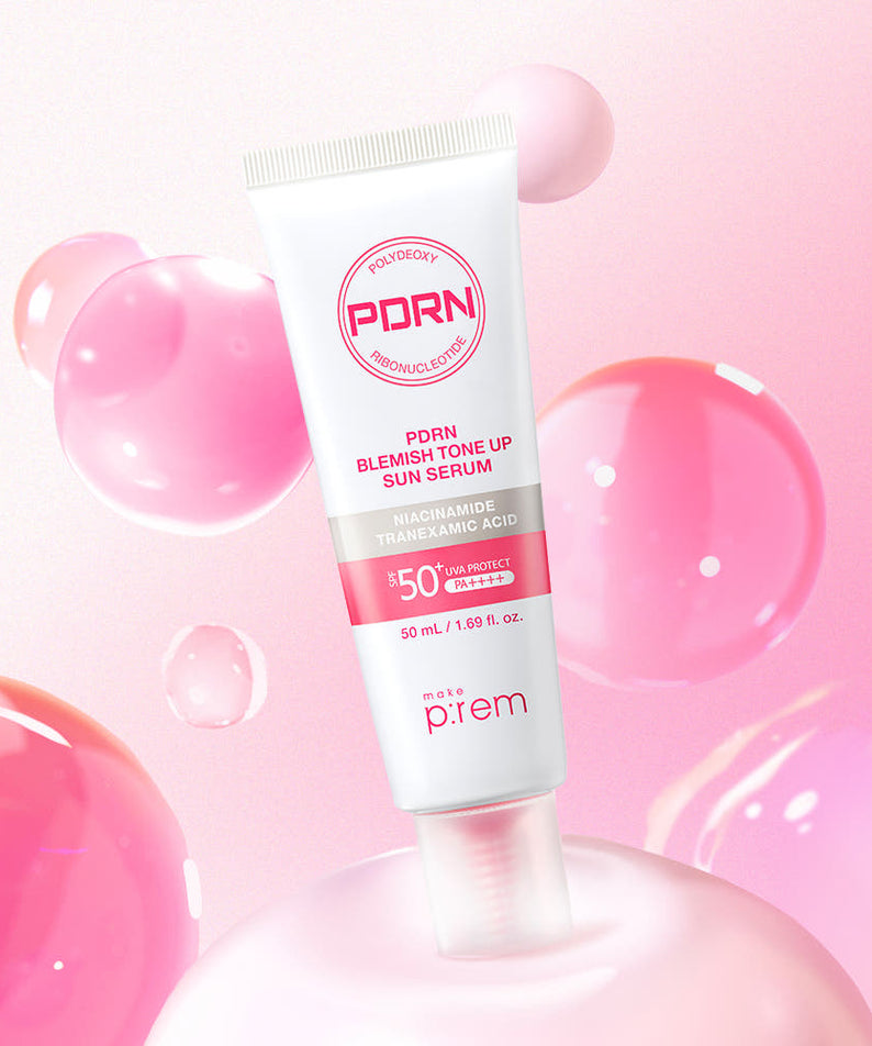 Make P:Rem Pdrn Blemish Tone-Up Sun Serum Spf 50+ Pa++++ 50ml